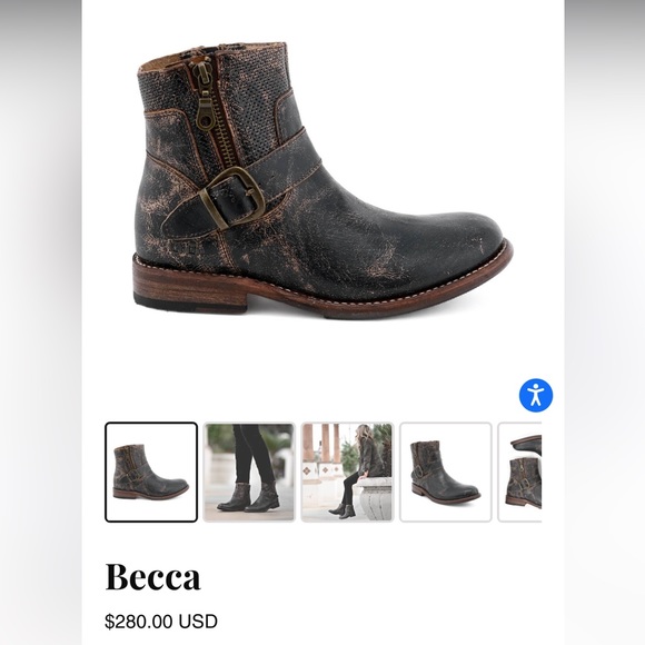 EUC BECCA Bed Stu ankle boots - Picture 13 of 13